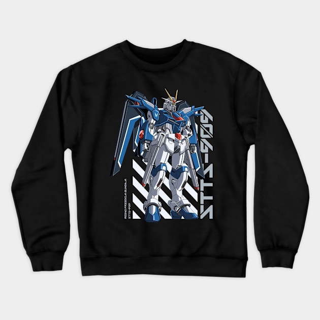 STTS-909 Rising Freedom Gundam Crewneck Sweatshirt by Shapwac12